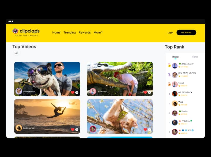 Launch ClipClap Like Platform