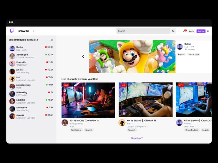 Launch Live Streaming Platform Like Twitch