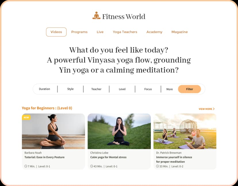 Fitness & Wellness